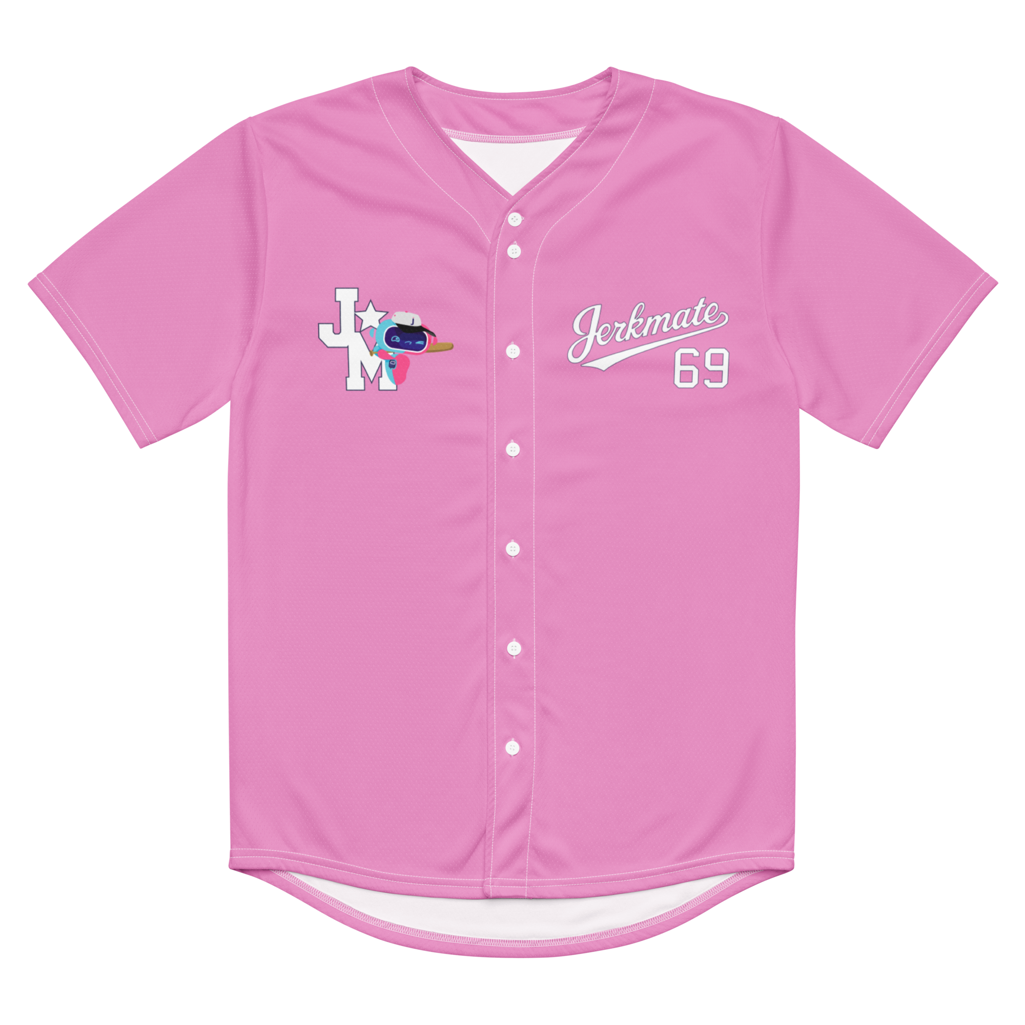Jerkmate Pink Baseball Jersey