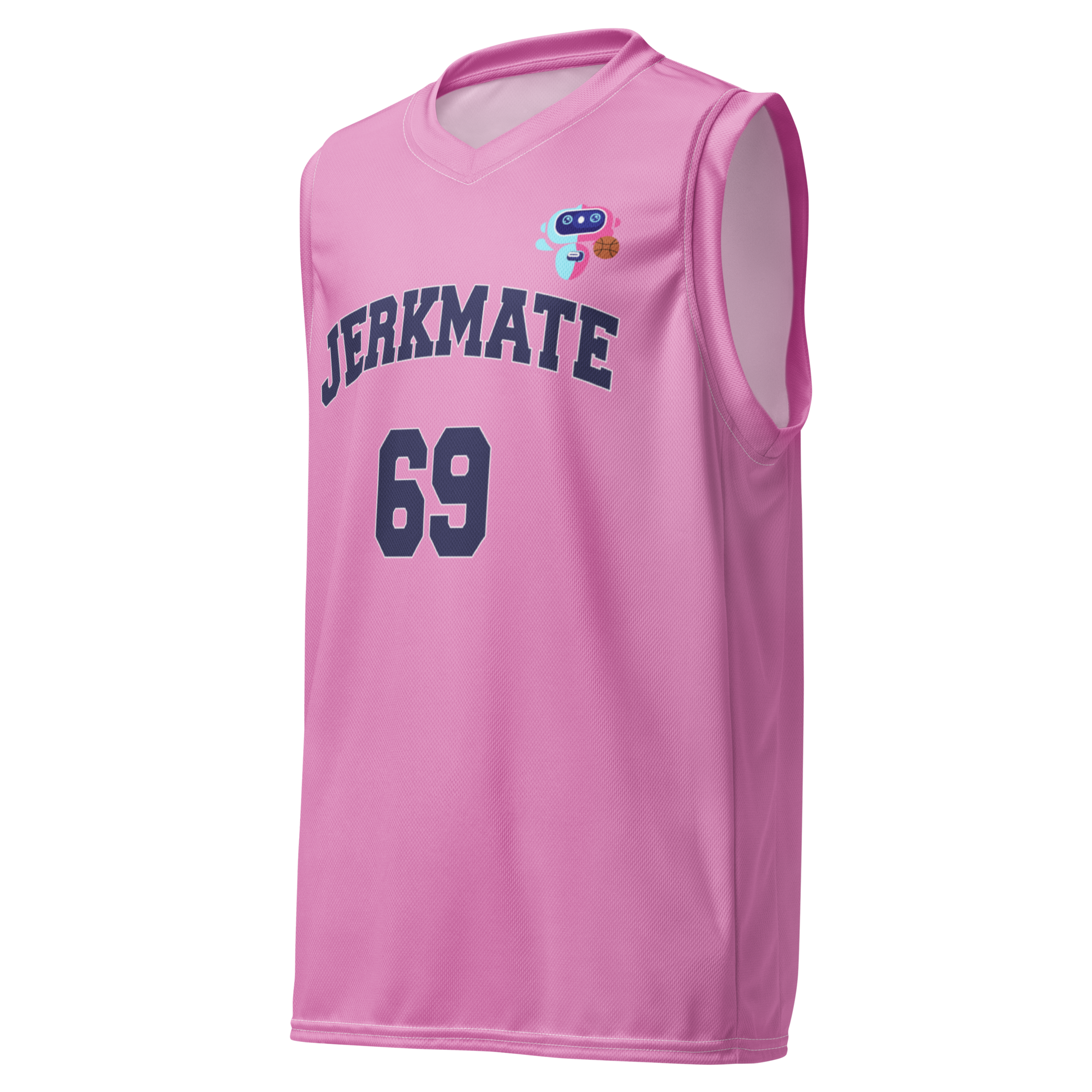 Jerkmate Pink Basketball Jersey