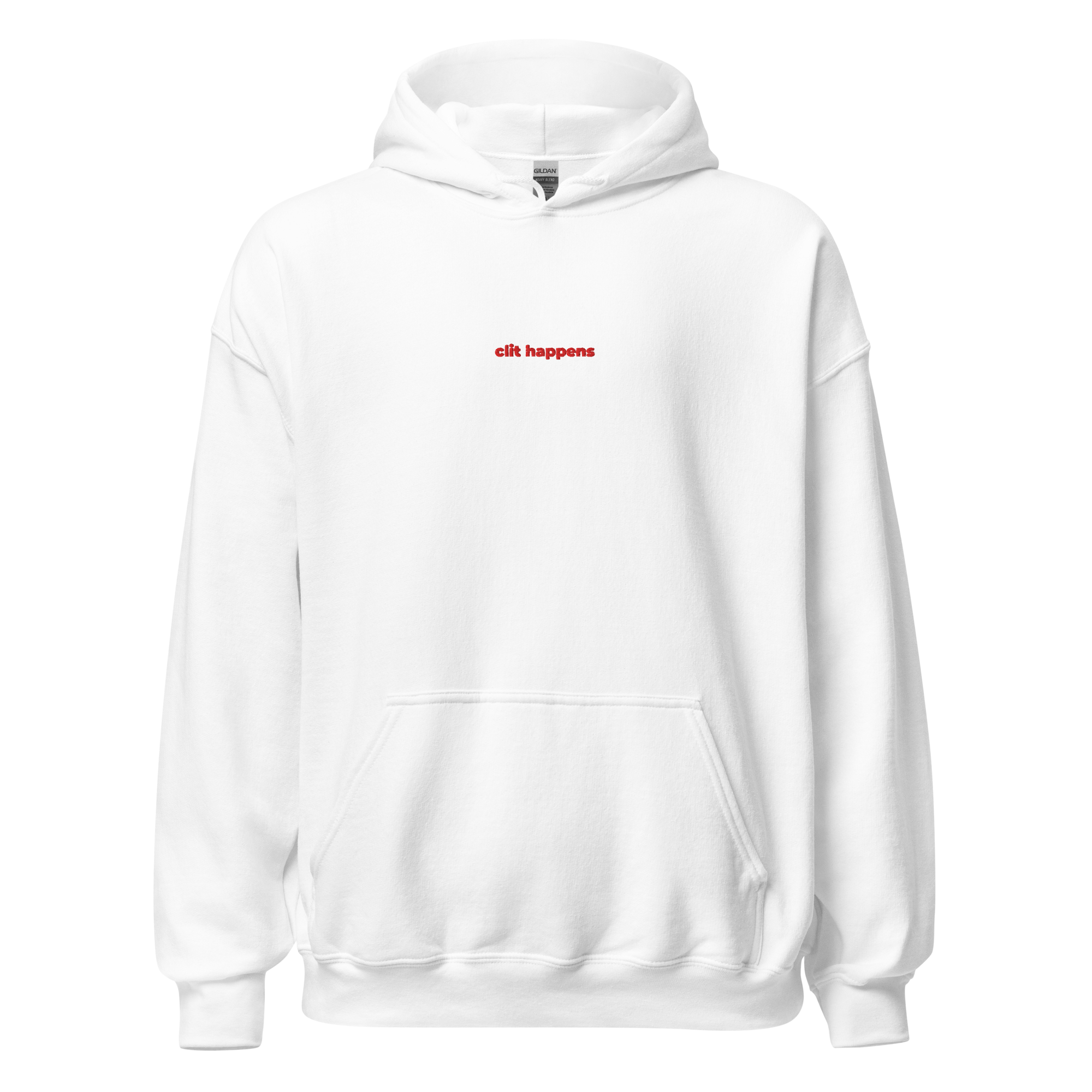 Clit Happens Embroidered Hoodie