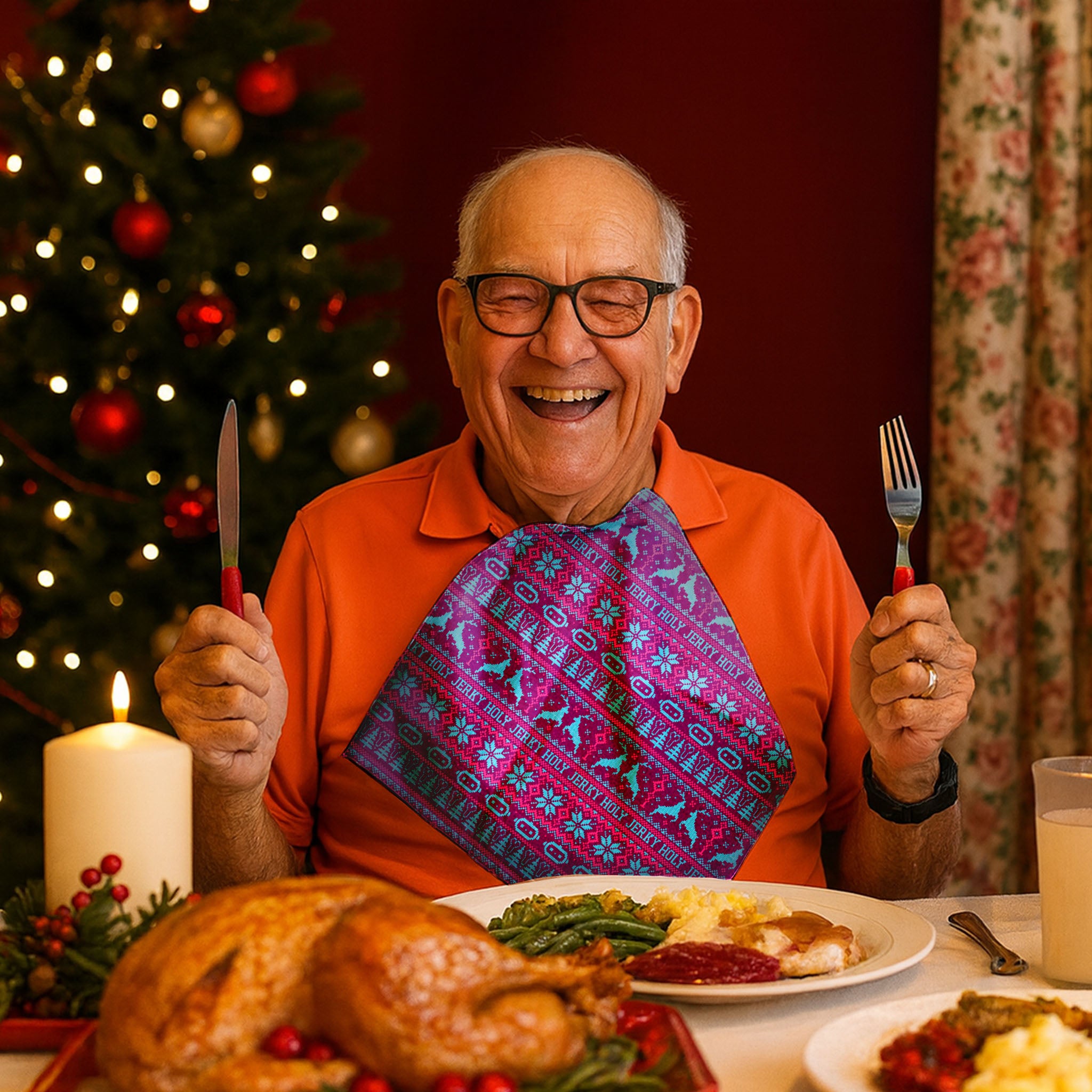 Holy Jerky Holidays Table Napkins