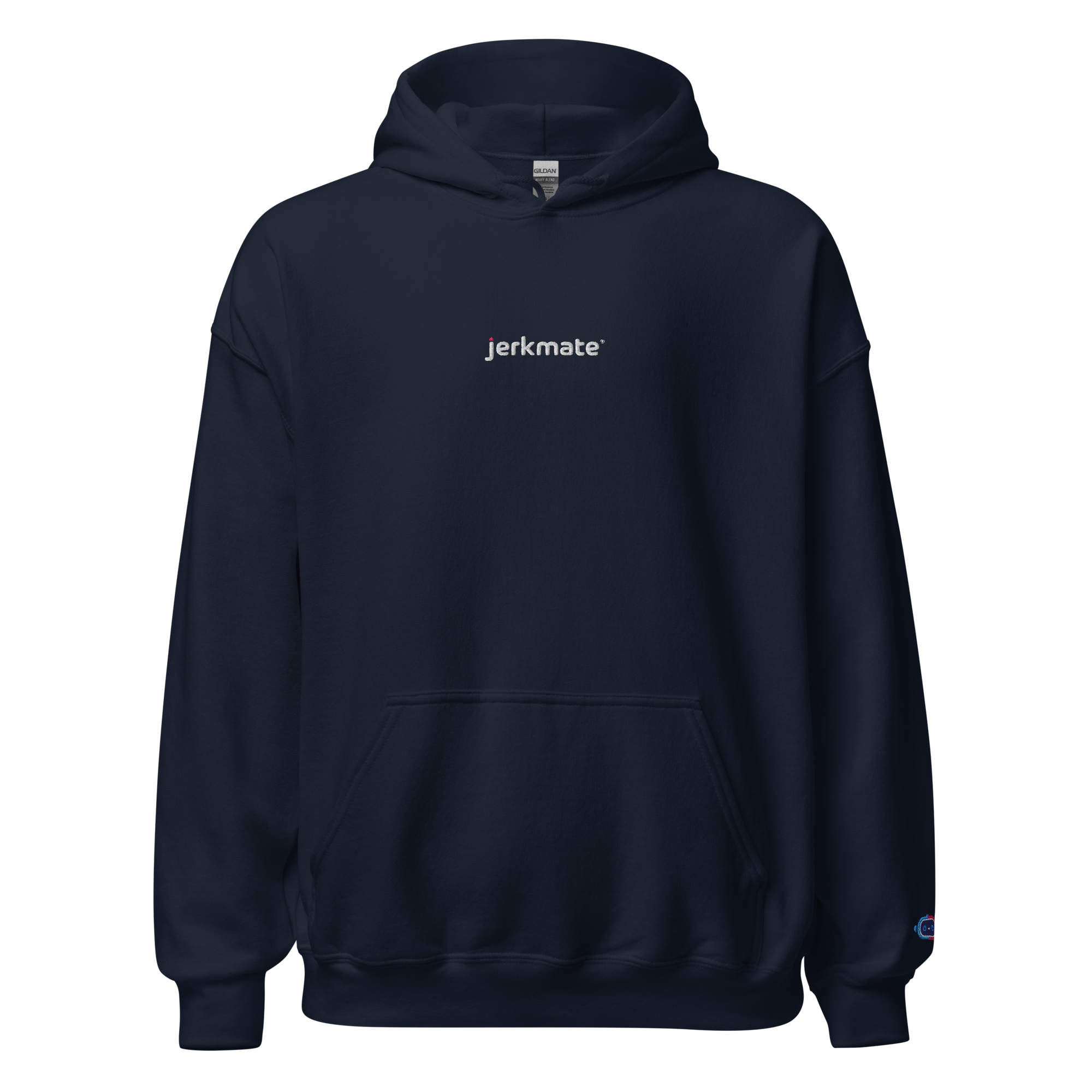 Jerkmate Embroidered Hoodie Dark Mode